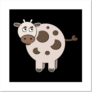 Cute Funny Cow Posters and Art